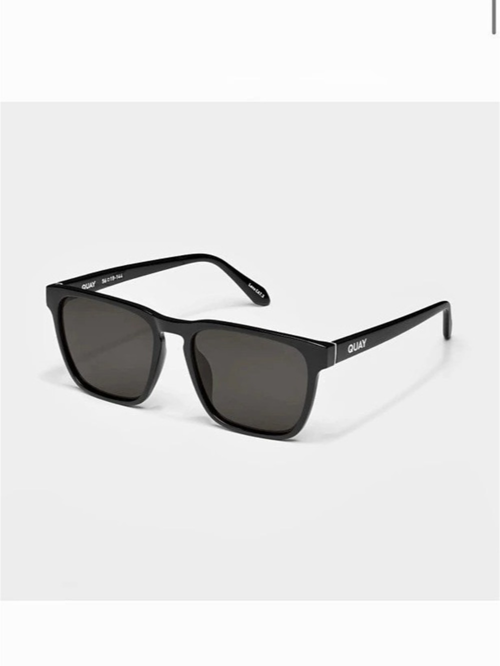 Quay Black Unplugged Sunglasses